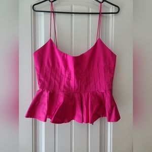 HUNTER BELL Celia Top in Fuchsia